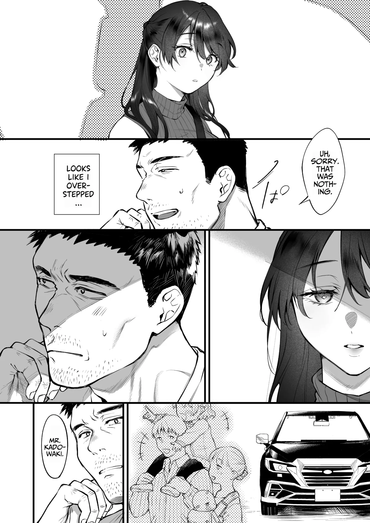 [Okinaga Umanosuke] Shikatte Yurushite Atama o Nadete ~Bakunyuu Seiso na Kaigoshi ga Oji-san Daisuki na Riyuu~ | Scold her, forgive her, pat her on the head. ~The Reason Why the Busty and Neat Caregiver Loves Older Men~ image number 11