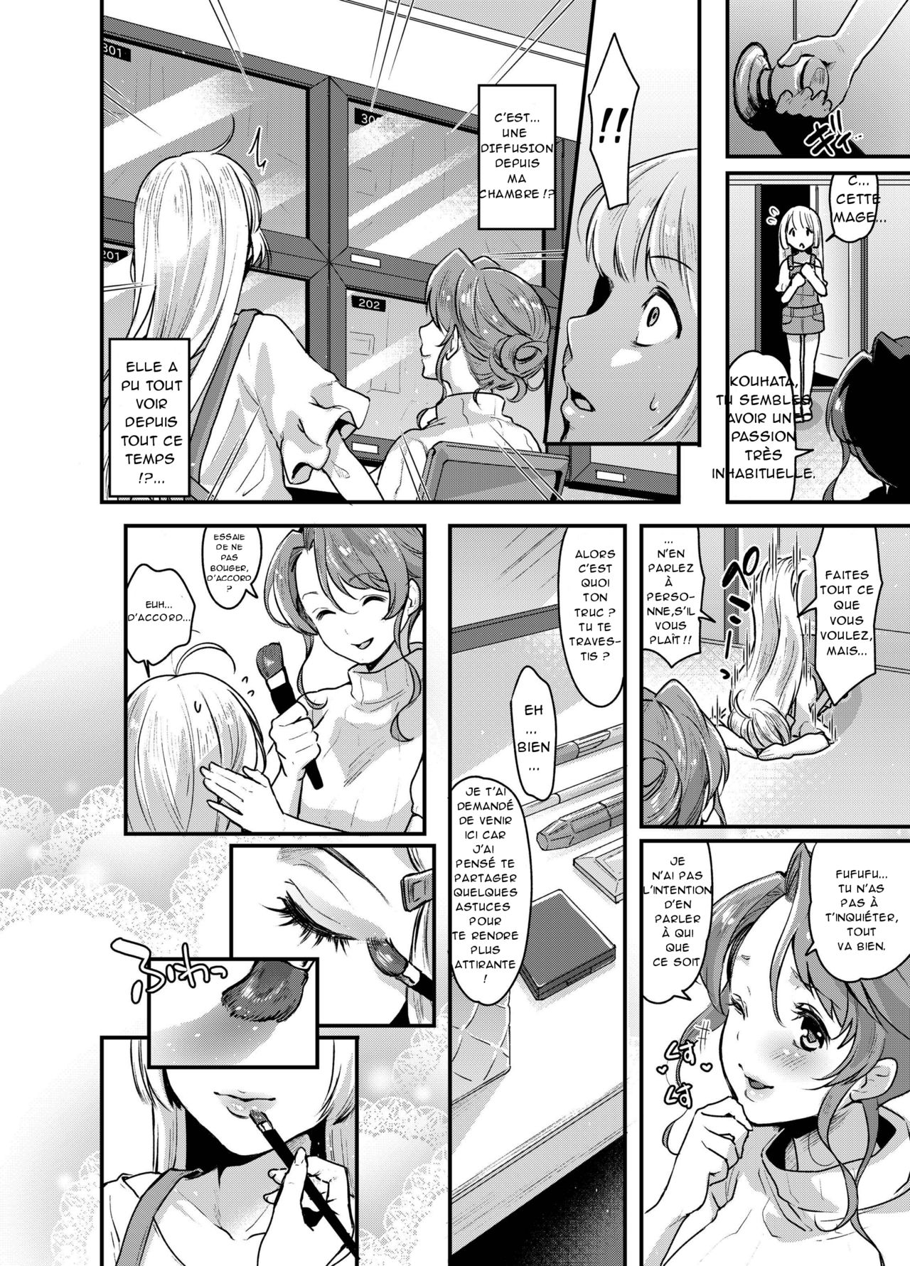 [Fleur 9 pri (Kitahara Eiji)] Futanari Ryoubo-san to Mesuiki Josou Danshi [French] [Digital] 画像番号 12