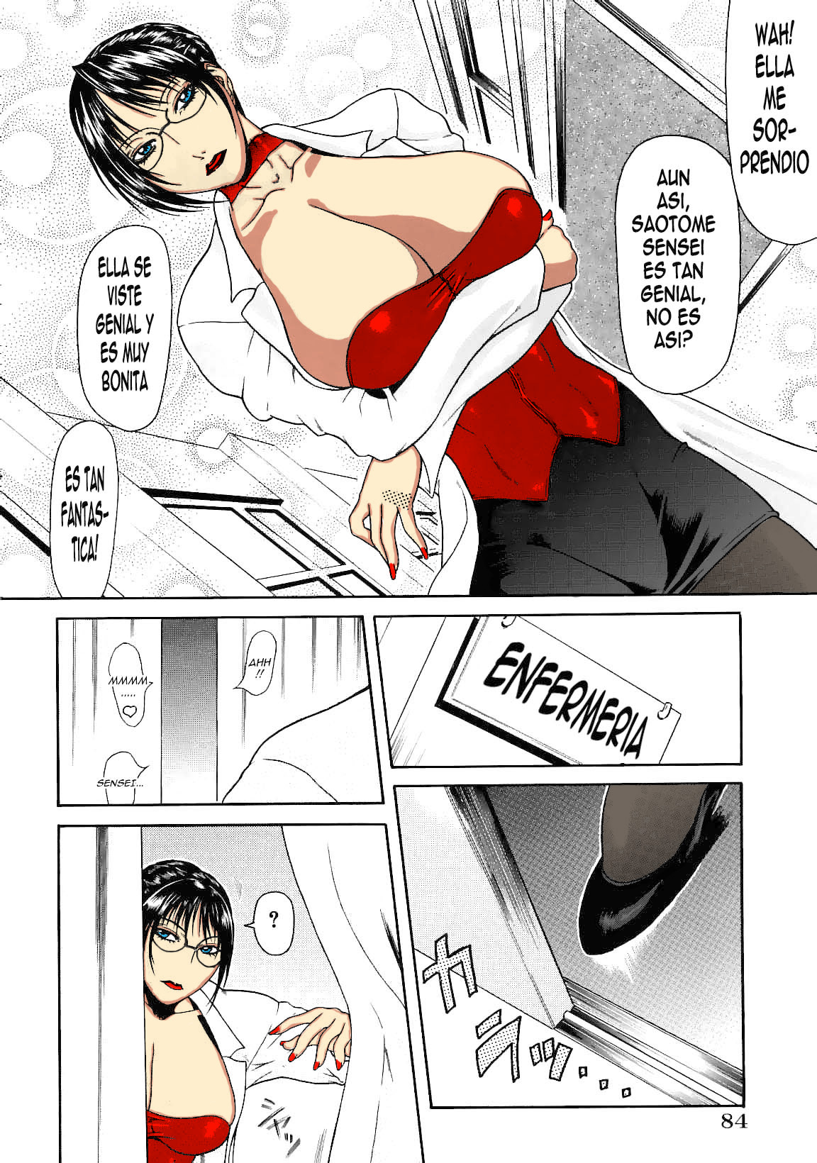 [Gura Nyuutou] Hokenshitsu (Escape) [Spanish] [ElFer] [Colorized] numero di immagine  2