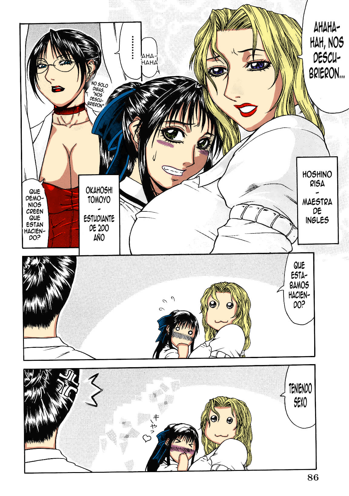 [Gura Nyuutou] Hokenshitsu (Escape) [Spanish] [ElFer] [Colorized] numero di immagine  4