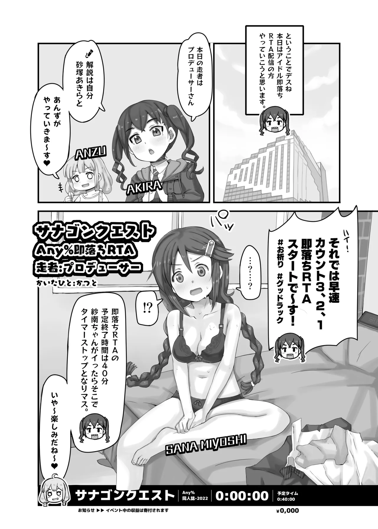 [cloudair (Katsuto)] Sanagon Quest Any% Sokuochi RTA Sousha: Producer (THE IDOLM@STER CINDERELLA GIRLS) Bildnummer 4