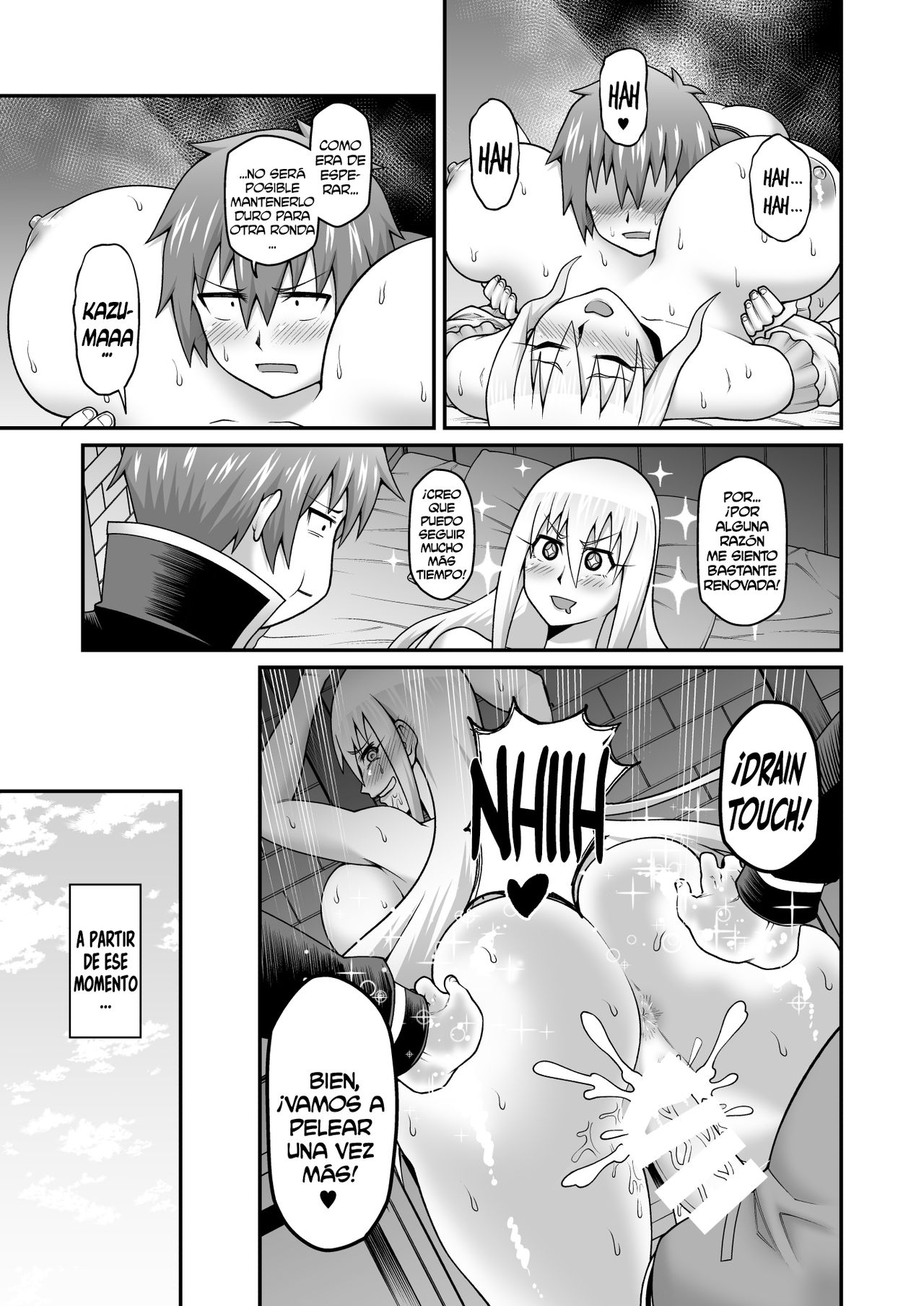 [Gekidan☆Onigashima (Simayuu, Oniyama)] Kono Dame Kishi ni Seiken o!! | ¡¡Dale esa lujuriosa espada a esta paladín inútil!! (Kono Subarashii Sekai ni Syukufuku o!) [Spanish] [NTINFS] [Digital] numero di immagine  24