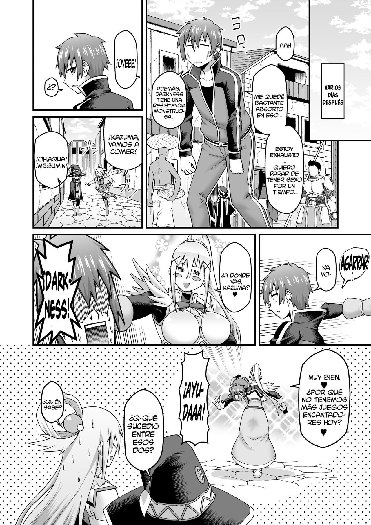 [Gekidan☆Onigashima (Simayuu, Oniyama)] Kono Dame Kishi ni Seiken o!! | ¡¡Dale esa lujuriosa espada a esta paladín inútil!! (Kono Subarashii Sekai ni Syukufuku o!) [Spanish] [NTINFS] [Digital] numero di immagine  31