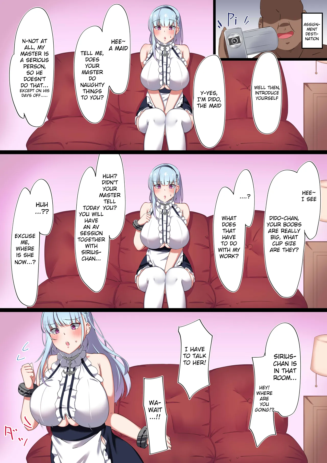 [November. (nanohana)] Dosukebe Body no Maid Shimai ni AV Shutsuen Onegai Shite Mita (Azur Lane)[English] [Raknnkarscans] Bildnummer 3