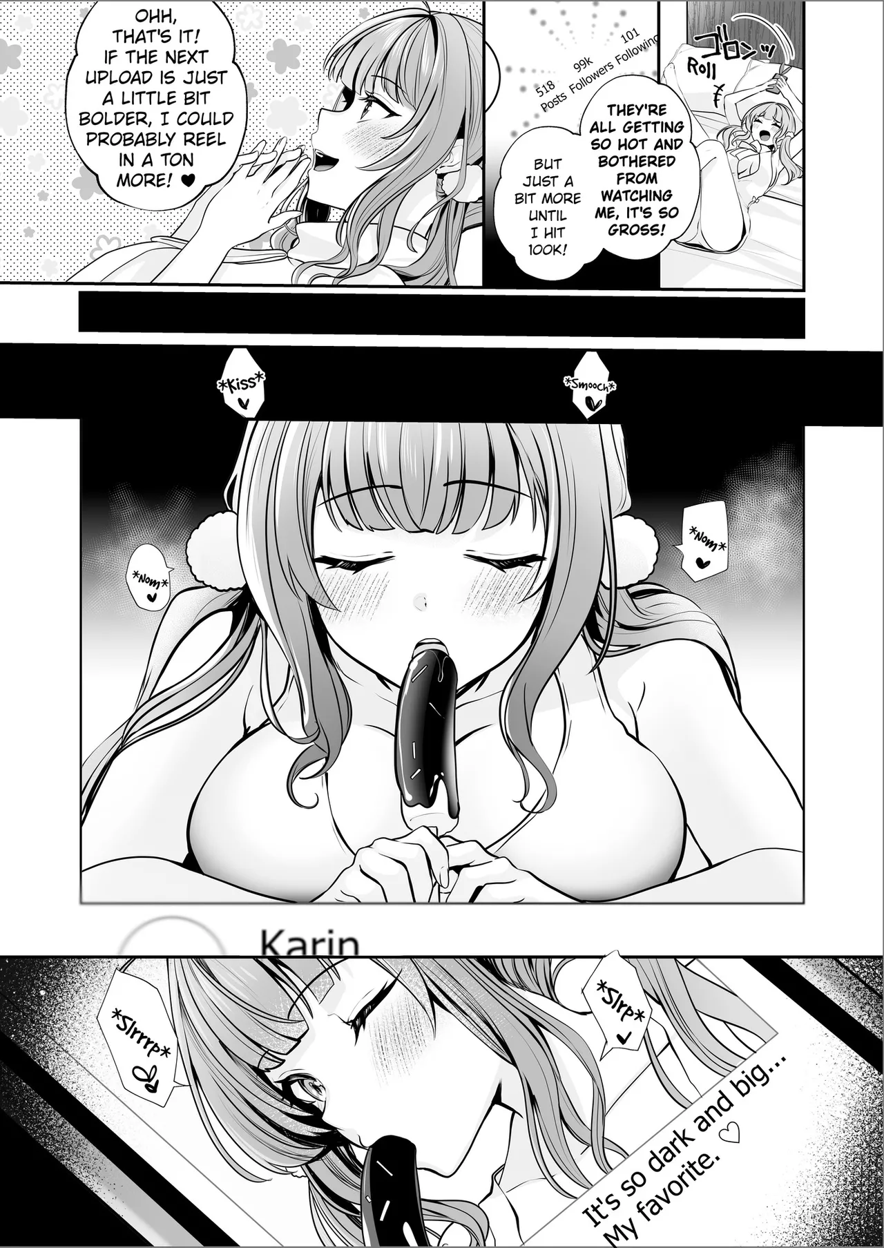 [Mittsuman] #Ero-kei Influencer Karin-chan ~Kyou wa Follower-tachi ni Okasare masu~ | Erotic Influencer Karin: Today, I'll Be Getting Fucked by My Subscribers. [English] 图片编号 3