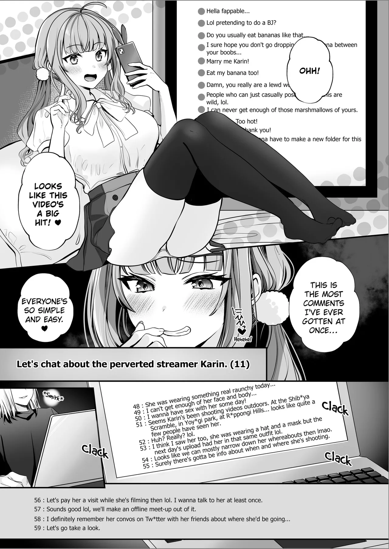 [Mittsuman] #Ero-kei Influencer Karin-chan ~Kyou wa Follower-tachi ni Okasare masu~ | Erotic Influencer Karin: Today, I'll Be Getting Fucked by My Subscribers. [English] 图片编号 4