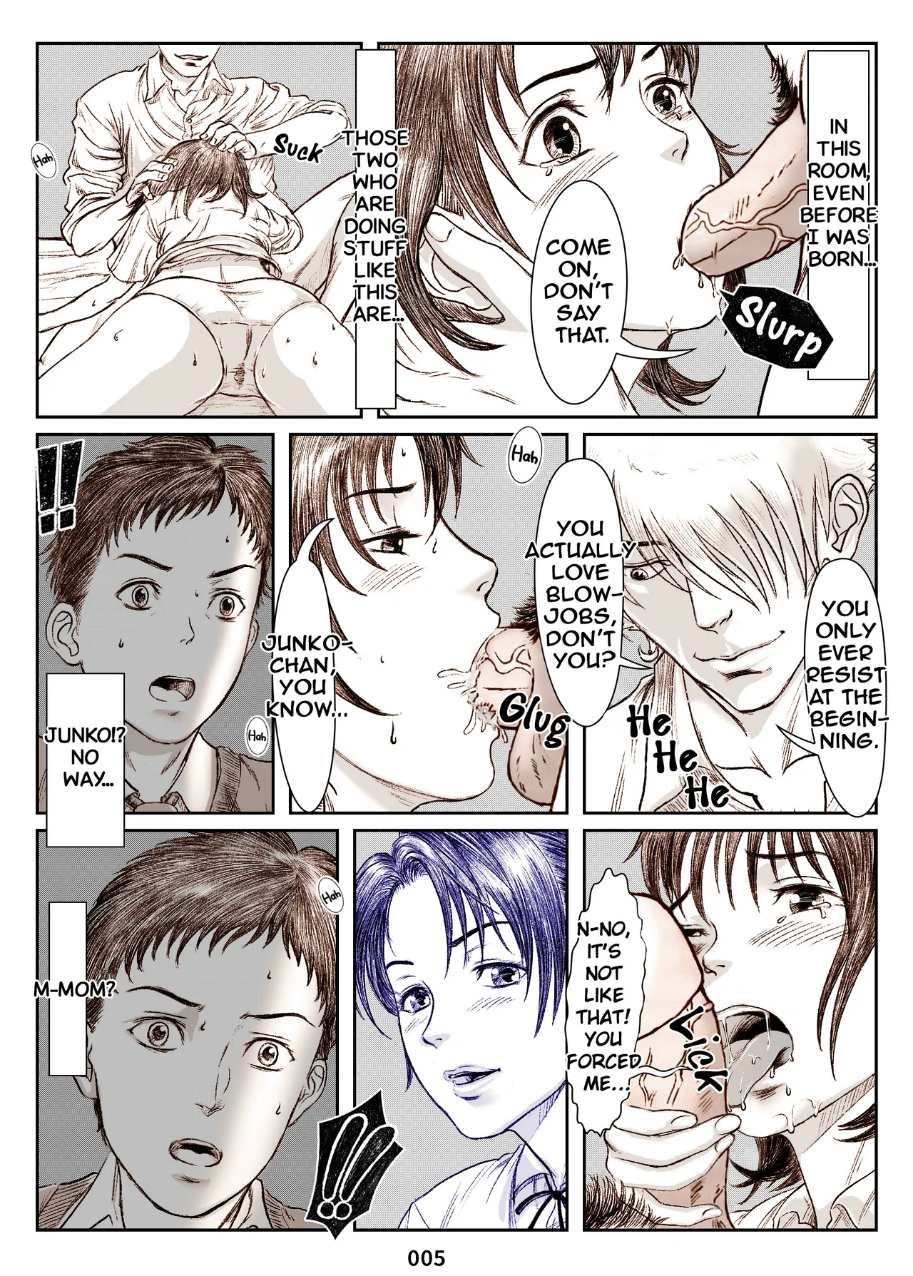 [Shimoda Nekomaru] Closet to Summer ~Time Slip Mother Netorare~ [RoniNGaka] [English] 画像番号 5