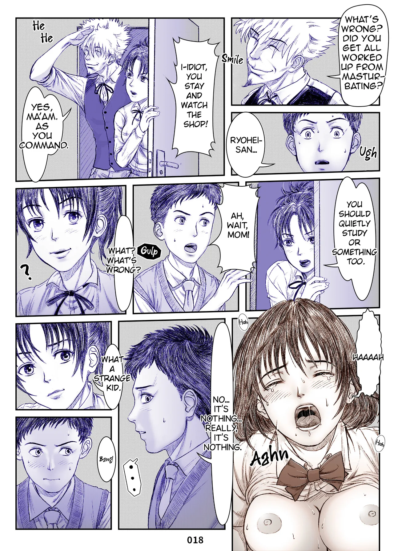 [Shimoda Nekomaru] Closet to Summer ~Time Slip Mother Netorare~ [RoniNGaka] [English] 画像番号 18