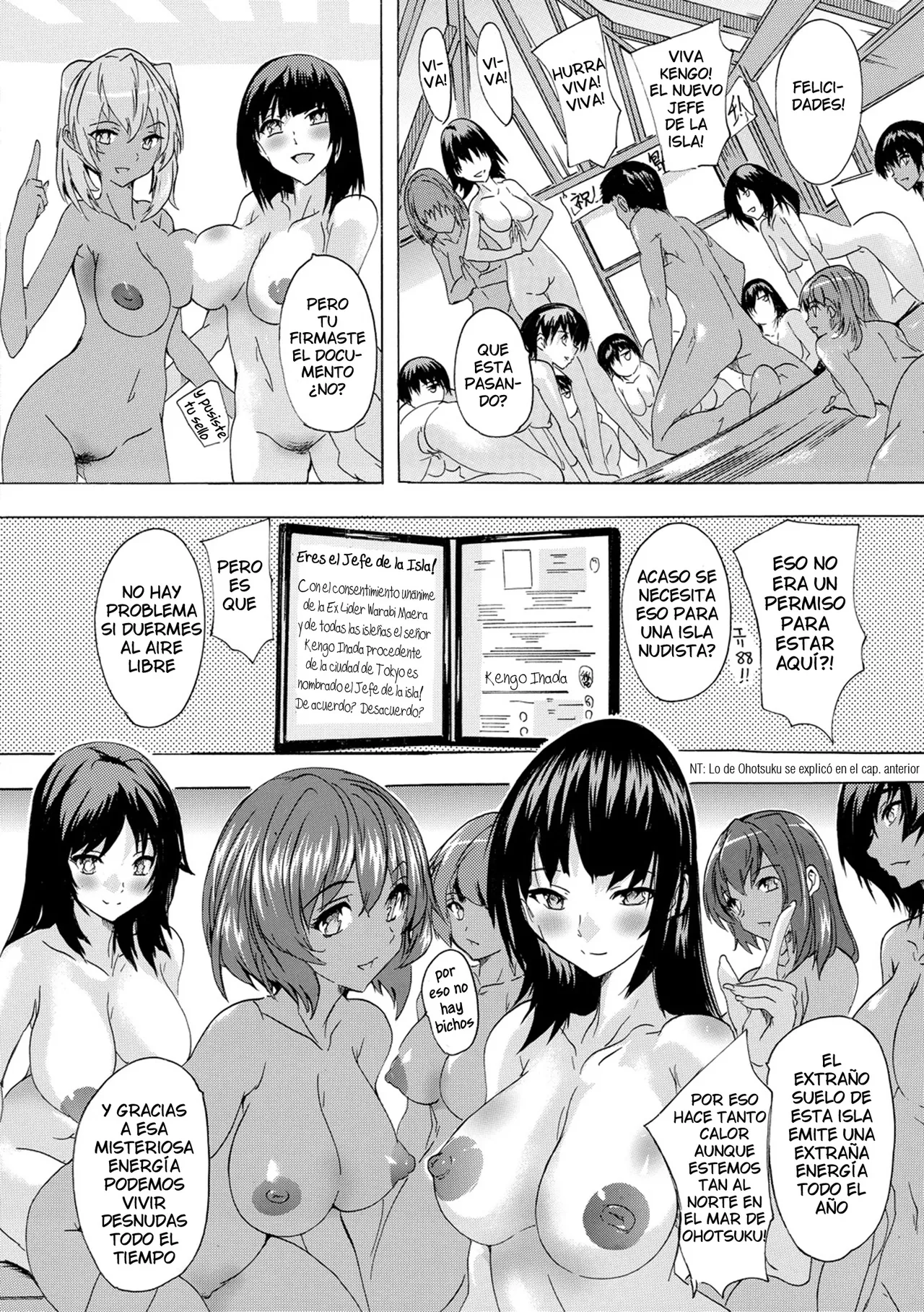 [Natsuka Q-ya] Saiin! Zenra-jima (Chap. 5) | Afrodisiaco! La Isla Nudista (Cap. 5) [Spanish] [Decensored][Digital][Harenchi no Fansub] 图片编号 2