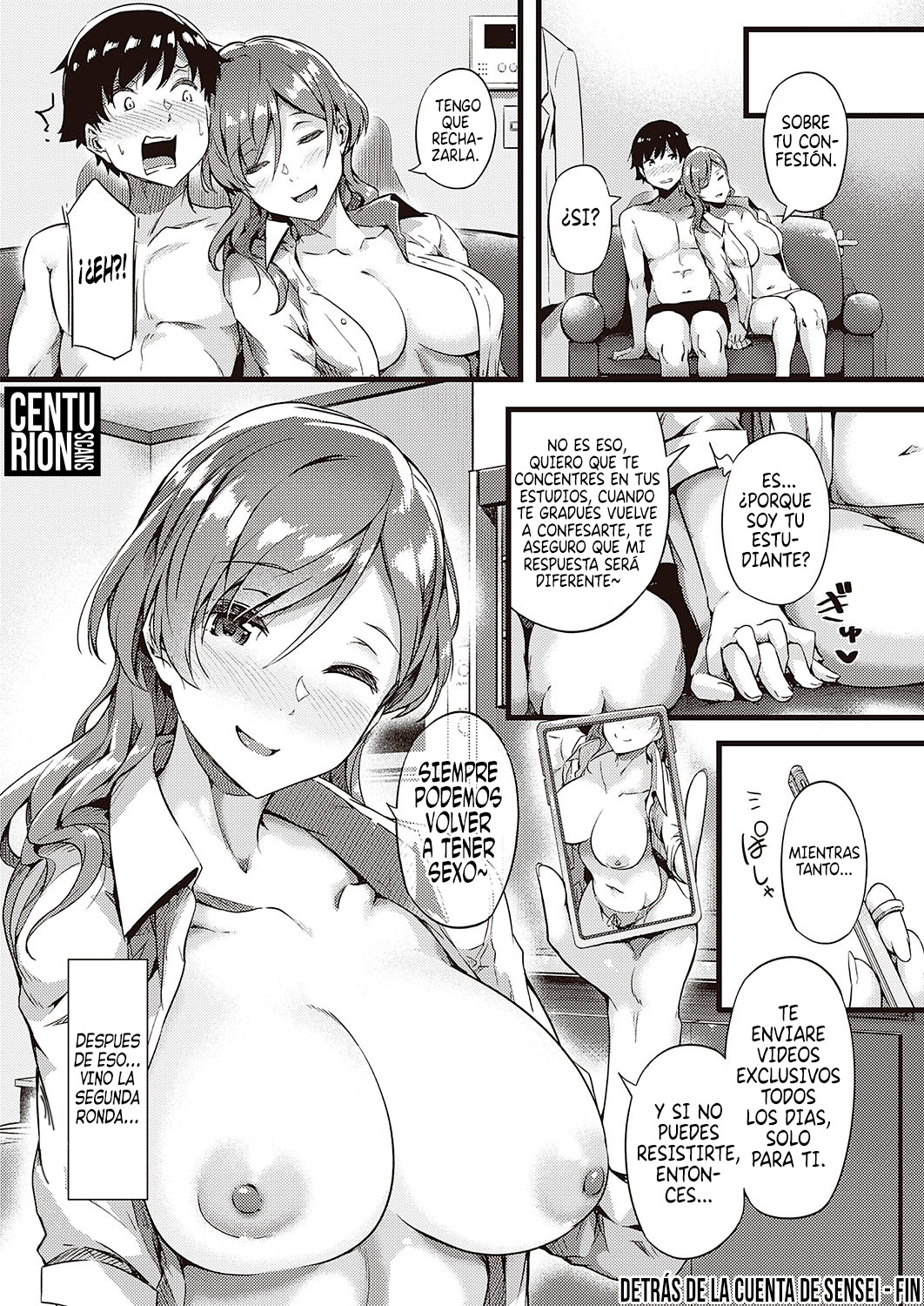 [Tokiwa Midori] Ura-account Sensei | Detrás de la cuenta de Sensei (COMIC ExE 24) [Spanish] [Centurion Scans] [Digital] image number 28