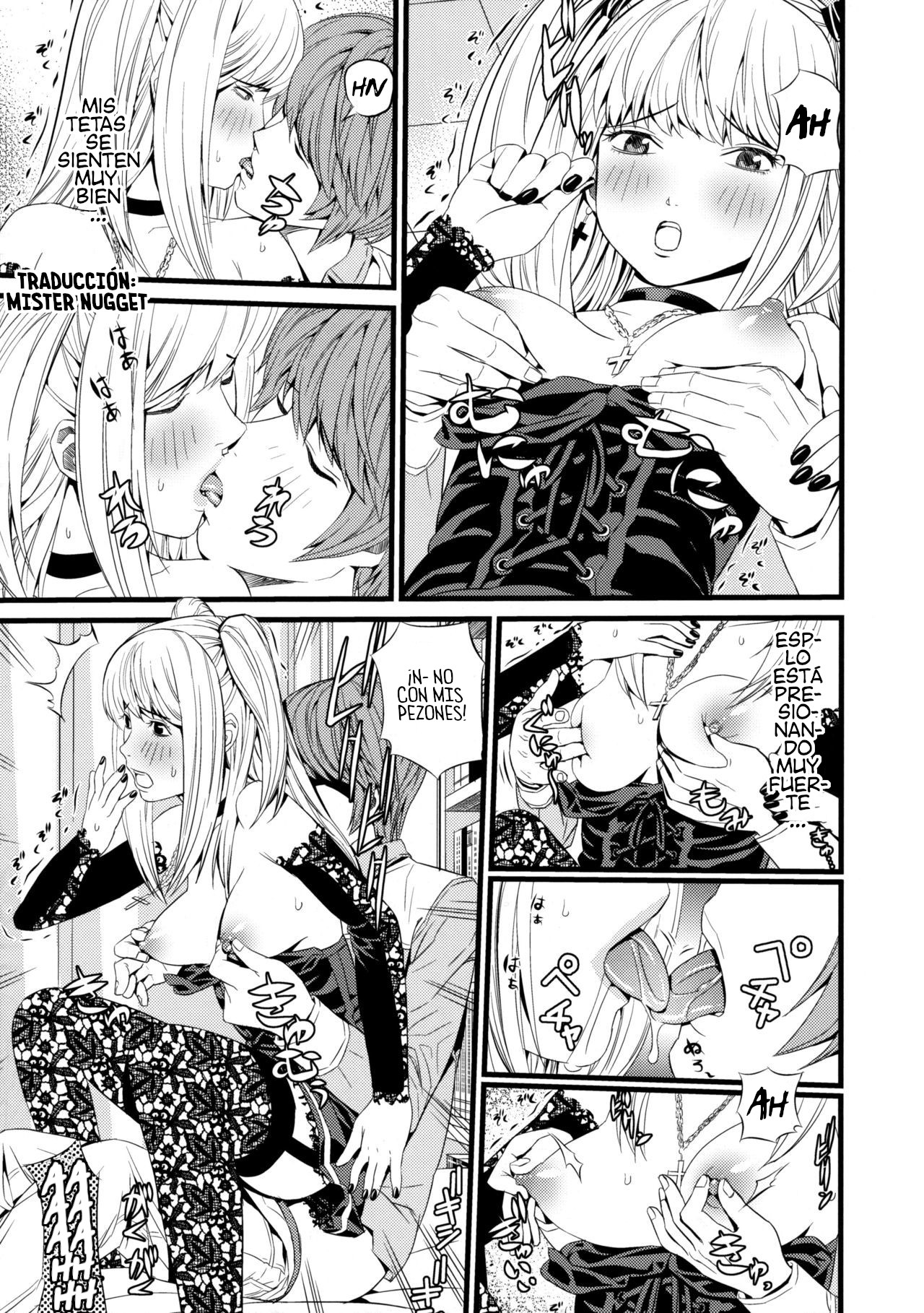 (C75) [Maniac Street (Black Olive)] DN (Death Note) [Spanish] [Mister Nugget] [Decensored] image number 10