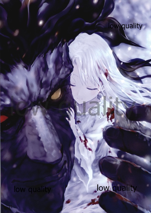 (C93) [びよんびよん堂 (bob)] Fate/stay night イラスト集 「薄闇」 (Fate/stay night) image number 9