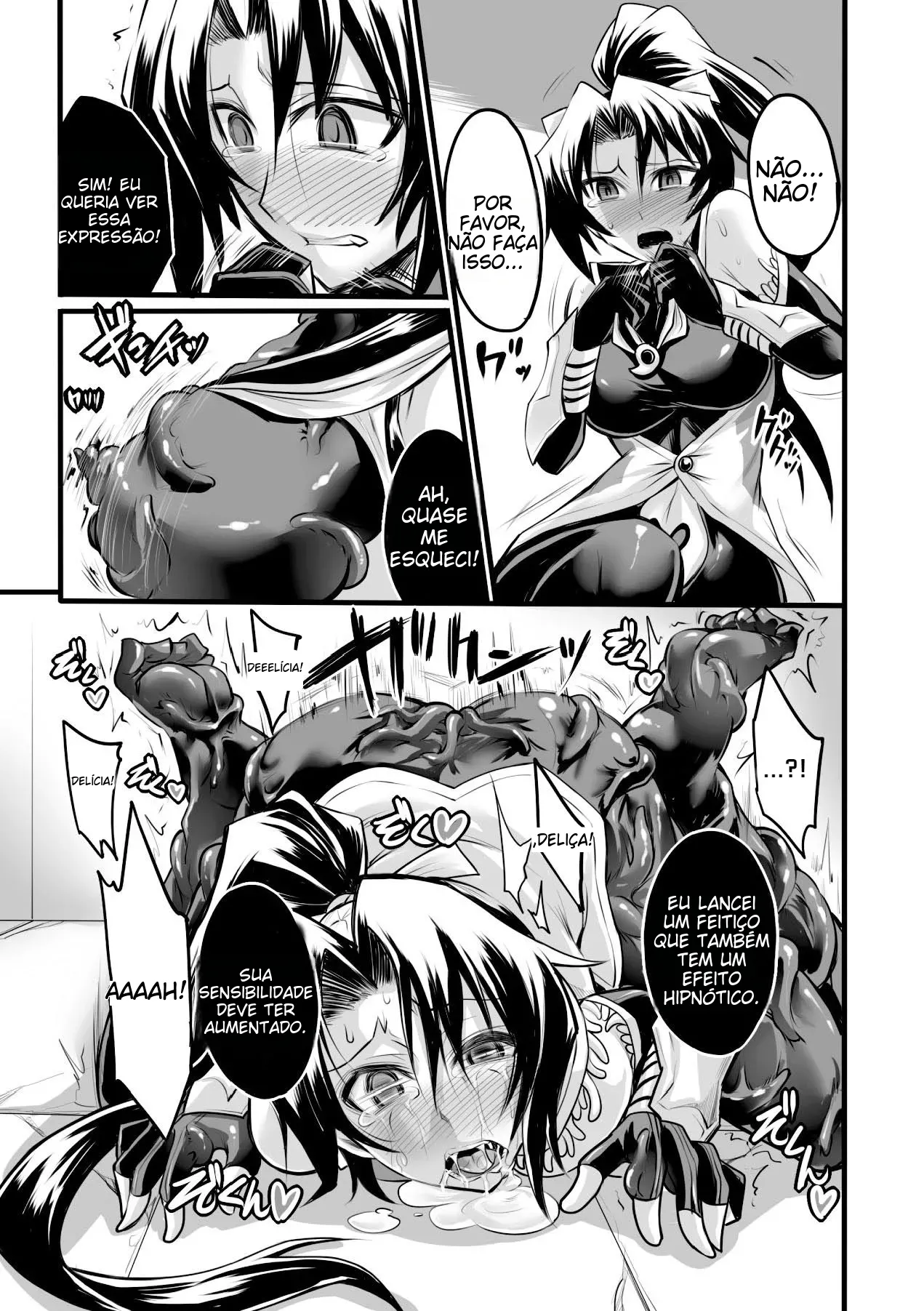 [Segami Daisuke] Taima Senshi Rin | 퇴마사 린 (2D Comic Magazine Kanzen Chakui no Mama Okasare Tsuzukeru Onna-tachi Vol. 1 [Portuguese-BR] [Digital] 画像番号 14