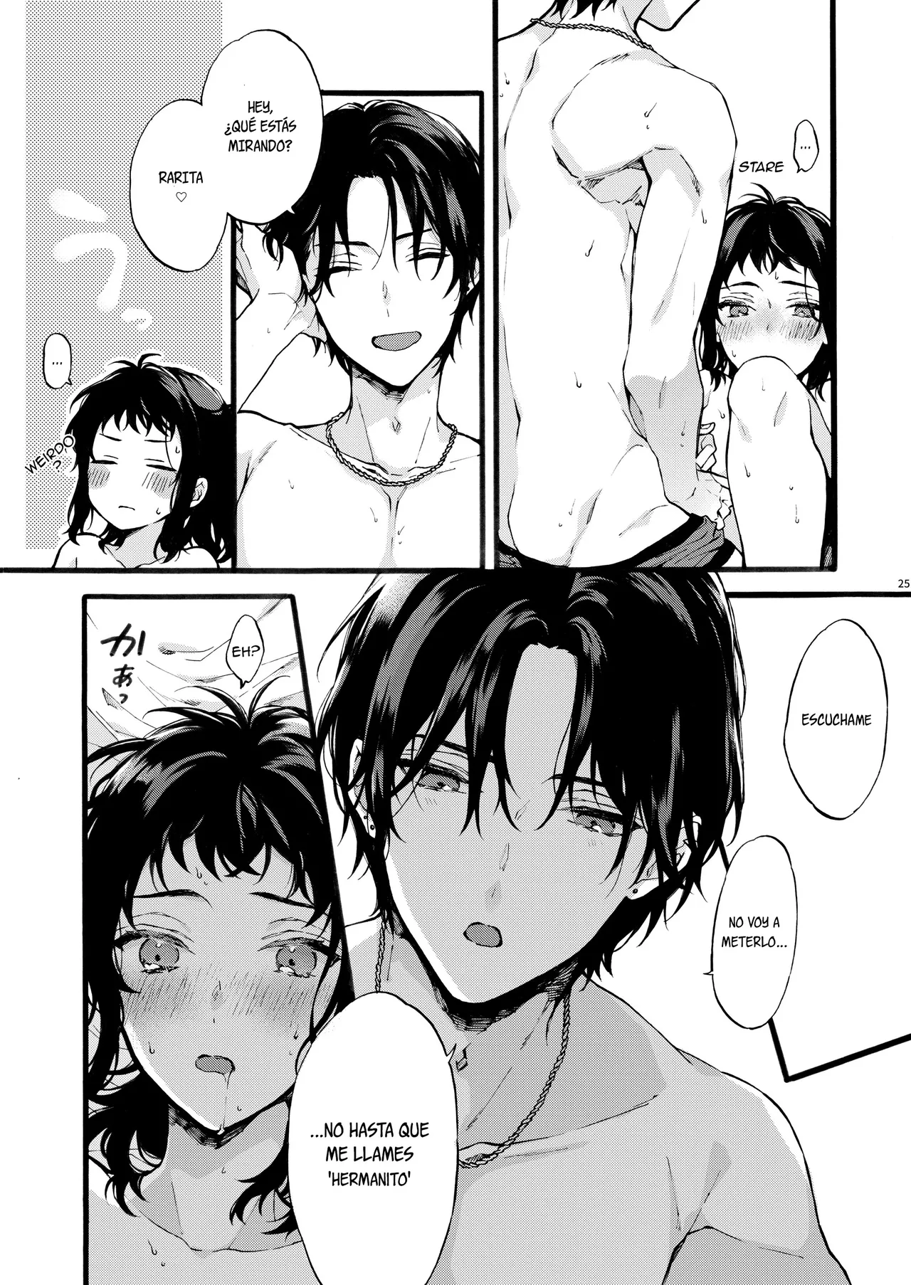 [ClockLord (Suzushiro Nerita)] Kono Hito Kareshi ja Arimasen!! (1) ~Shinomura Kyoudai no Jijou~｜¡¡Este Chico NO es my Novio!! (1) ~La situación de los hermanos Shinomura~ [Spanish] [Alteracionskl Scan S.A.] imagen número 24