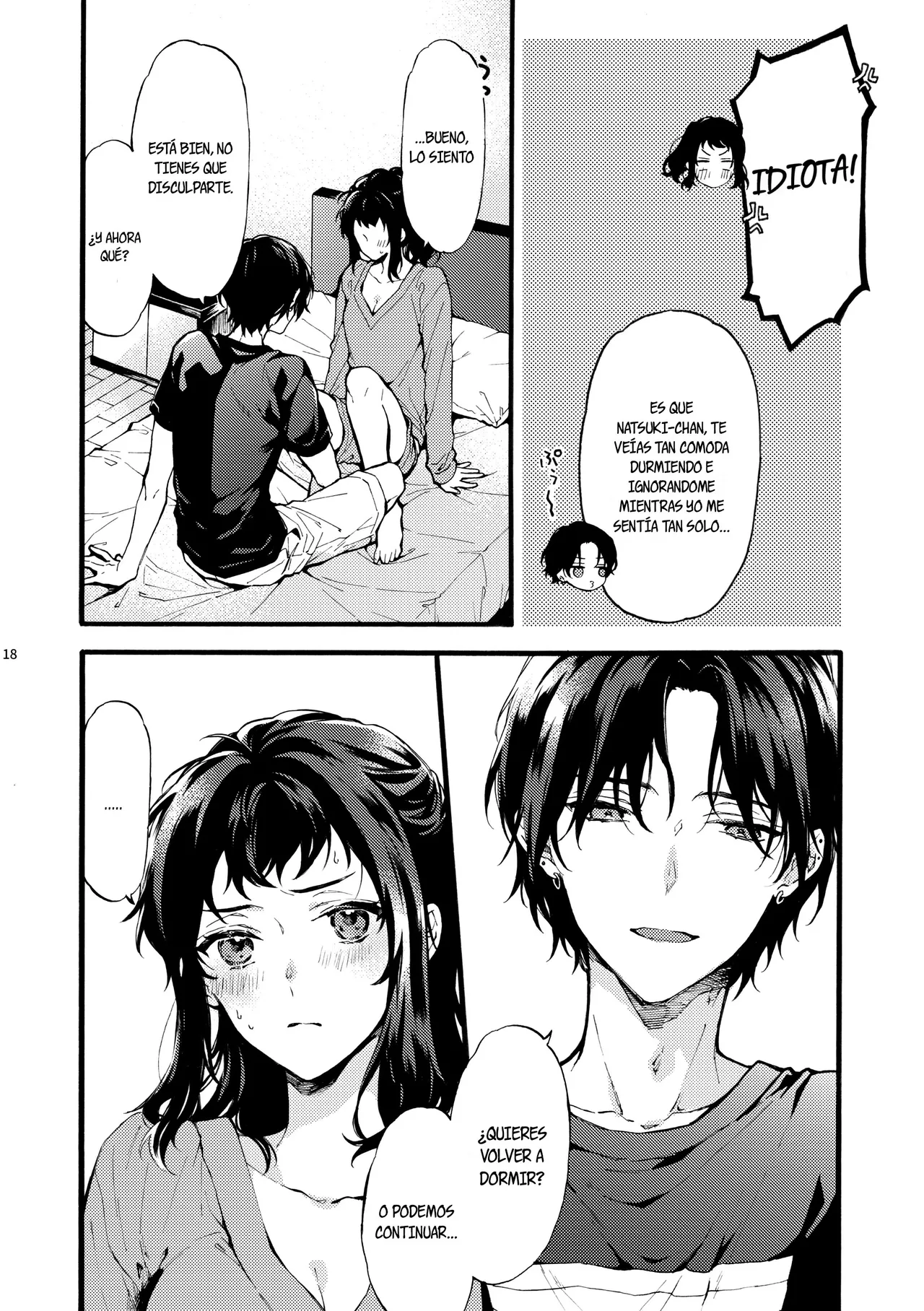 [ClockLord (Suzushiro Nerita)] Kono Hito Kareshi ja Arimasen!! (2) ~Shinomura Kyoudai no Jijou side Fuyuto~｜¡¡Este Chico NO es my Novio!! (2) ~La situación en la secundaria de los hermanos Shinomura~ [Spanish] [Alteracionskl Scan S.A.] numero di immagine  17