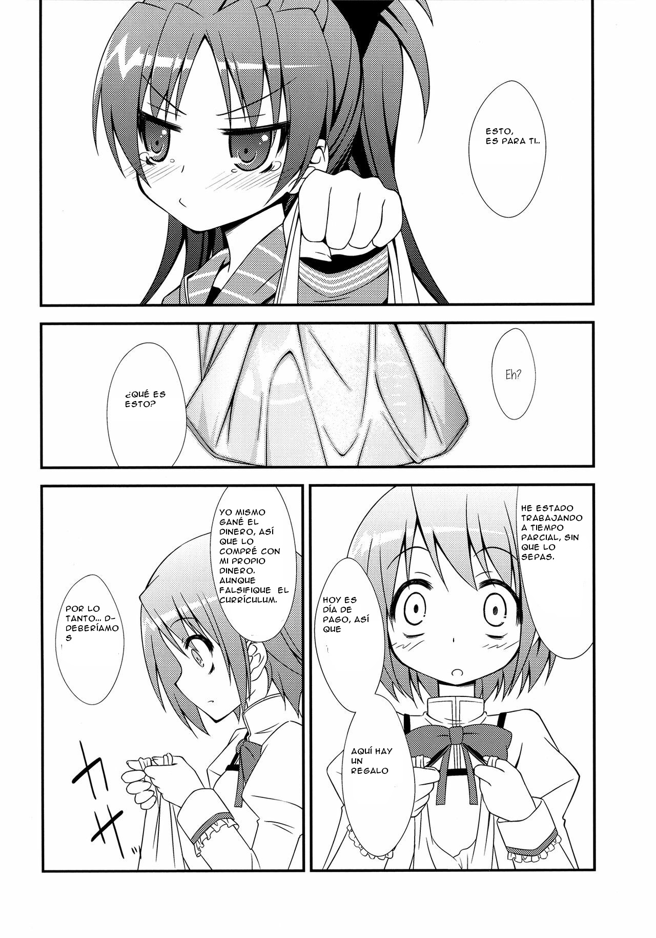 (C80) [Fukazume Kizoku (Amaro Tamaro)] Lovely Girls' Lily vol.1 (Puella Magi Madoka Magica) (Traduccion:Cristofer D Bildnummer 22