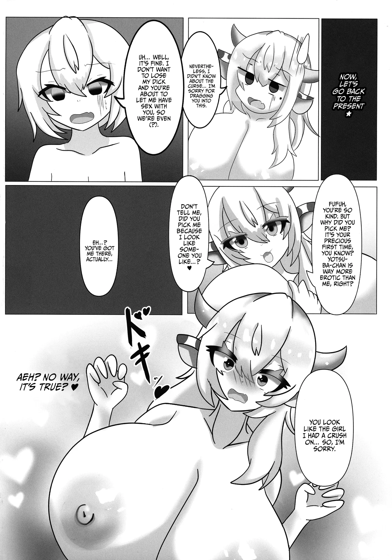 (C105) [Mellowsanchi (Amakaze Mellow)] HaraUshi Haramasete sukue Shounen to Nana-ri no Bakunyuu Ushiko / HaraUshi - Rescue by Impregnation! The Boy And The Seven Busty Cowgirls [English] {Doujins.com} imagen número 24