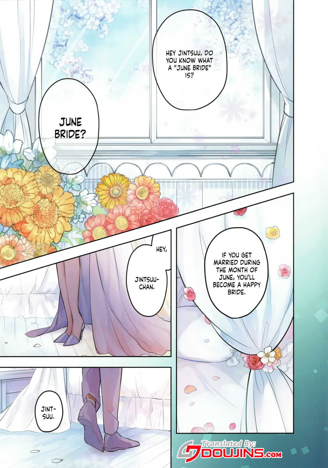 [Kaleido Circus] Fluttering White Hydrangea   雨の香りを純白に染めて(Kantai Collection) [English] {Doujins.com} numero di immagine  3