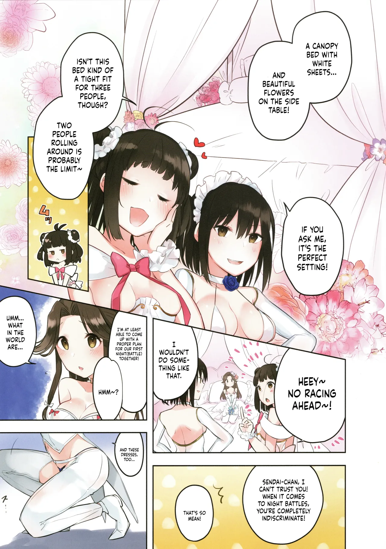 [Kaleido Circus] Fluttering White Hydrangea   雨の香りを純白に染めて(Kantai Collection) [English] {Doujins.com} numero di immagine  5