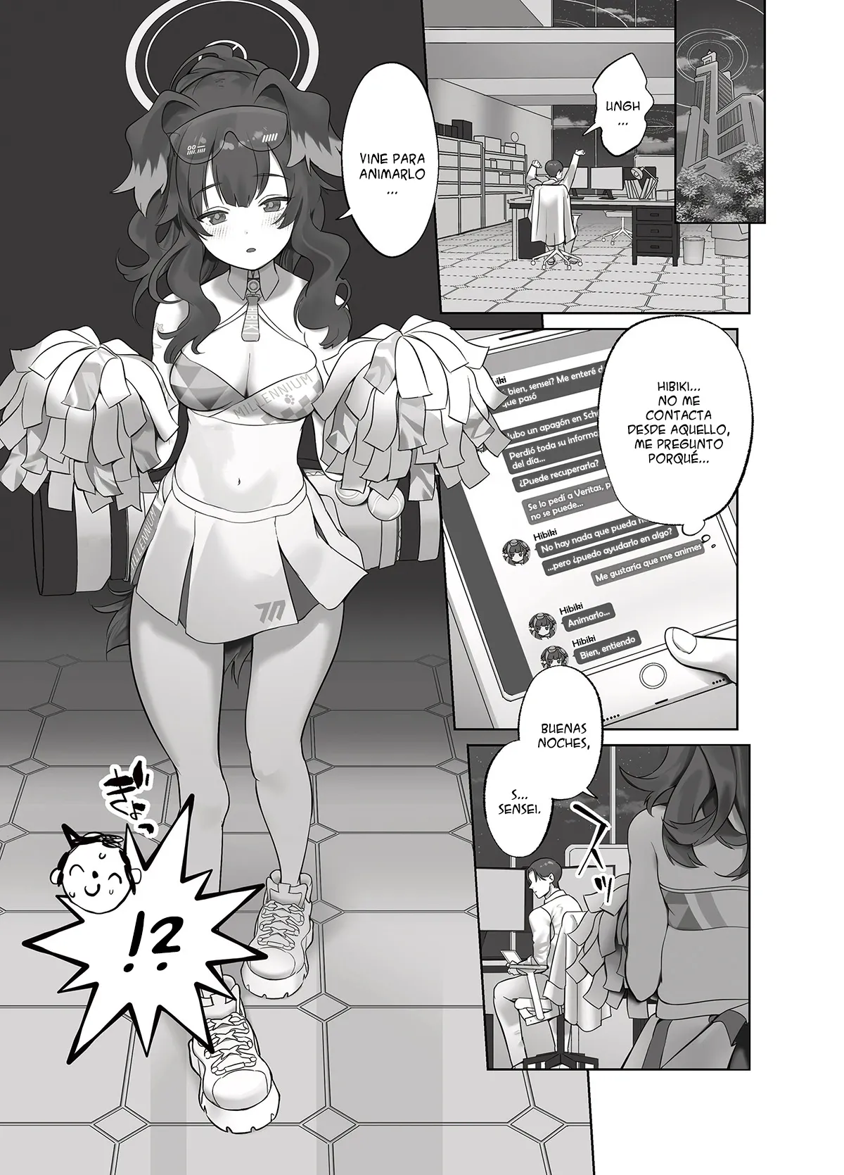 [Nukunukujima (Caffeine Chuudoku)] Ike Ike Sensei Ganbare Ganbare Sensei (Blue Archive) [Spanish] [Digital] 이미지 번호 2