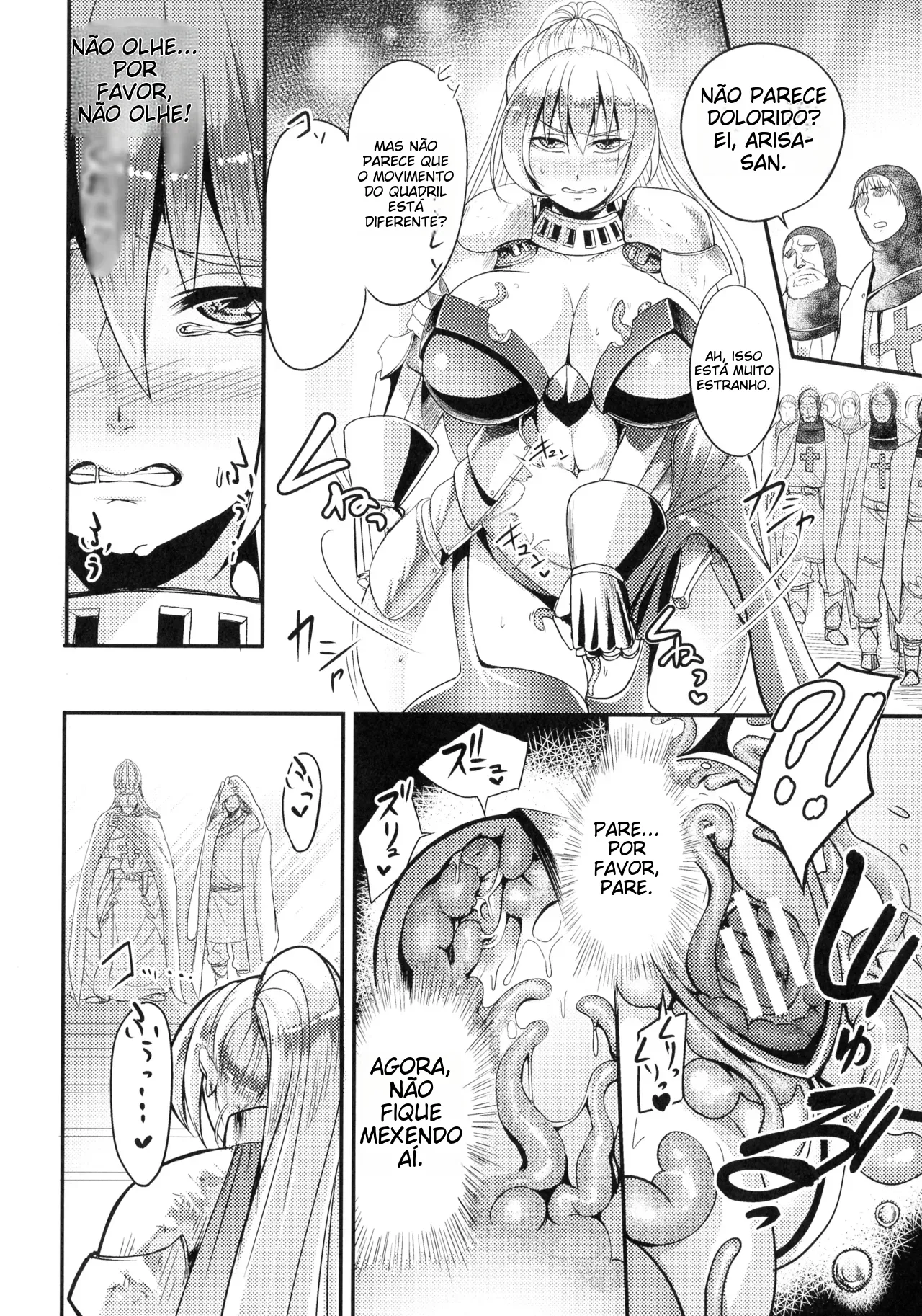 [Remu] Zettai ni Shokushu ni Maketari Shinai Onna Kishi | The Female Knight Definitely Wont Lose To Tentacles (2D Comic Magazine Noroi no Soubi de Ryoujoku Zecchou! Vol. 1) [Portuguese-BR] [Doujins.com] [Digital] 이미지 번호 15