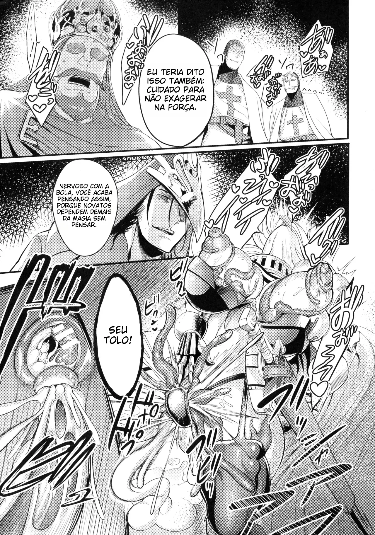 [Remu] Zettai ni Shokushu ni Maketari Shinai Onna Kishi | The Female Knight Definitely Wont Lose To Tentacles (2D Comic Magazine Noroi no Soubi de Ryoujoku Zecchou! Vol. 1) [Portuguese-BR] [Doujins.com] [Digital] 이미지 번호 20