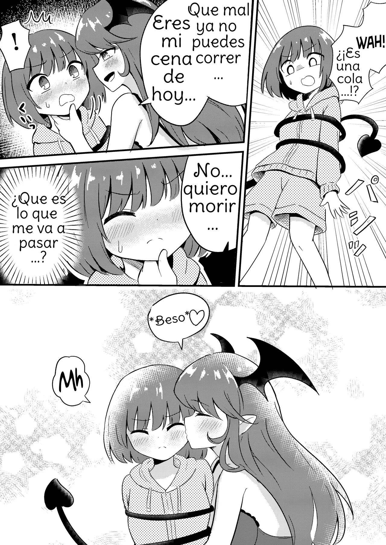 [Senten] Ubu na Succubus Wakarase Yuri Ecchi  Teaching the Inexperienced Succubus a Lesson with Yuri Sex [Spanish] [Amaterasu] Bildnummer 4