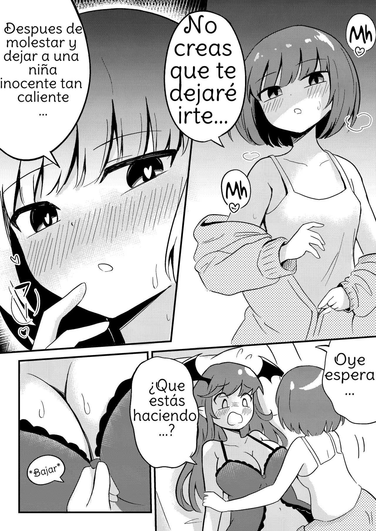 [Senten] Ubu na Succubus Wakarase Yuri Ecchi  Teaching the Inexperienced Succubus a Lesson with Yuri Sex [Spanish] [Amaterasu] Bildnummer 8