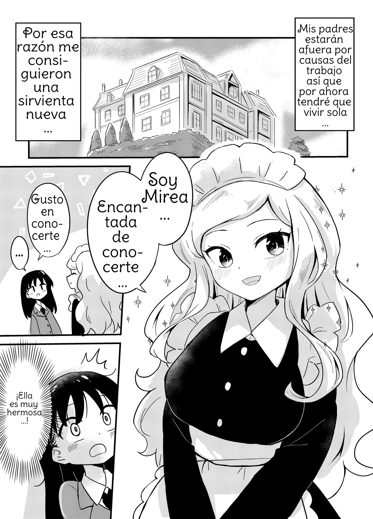 [Senten] Yuri Succu Maid no Amaama Gohoushi  The Yuri Succubus Maid's Sweet Service [Spanish] [Amaterasu] numero di immagine  2