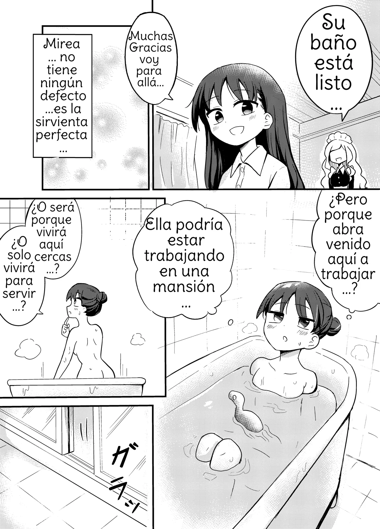 [Senten] Yuri Succu Maid no Amaama Gohoushi  The Yuri Succubus Maid's Sweet Service [Spanish] [Amaterasu] numero di immagine  4