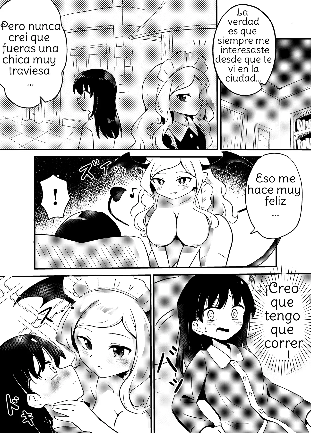 [Senten] Yuri Succu Maid no Amaama Gohoushi  The Yuri Succubus Maid's Sweet Service [Spanish] [Amaterasu] numero di immagine  12