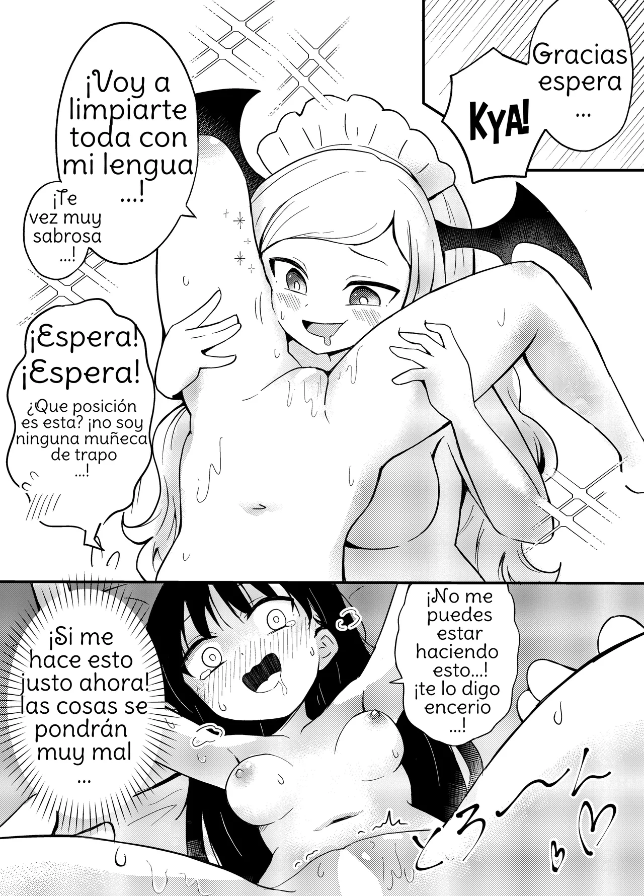 [Senten] Yuri Succu Maid no Amaama Gohoushi  The Yuri Succubus Maid's Sweet Service [Spanish] [Amaterasu] numero di immagine  21