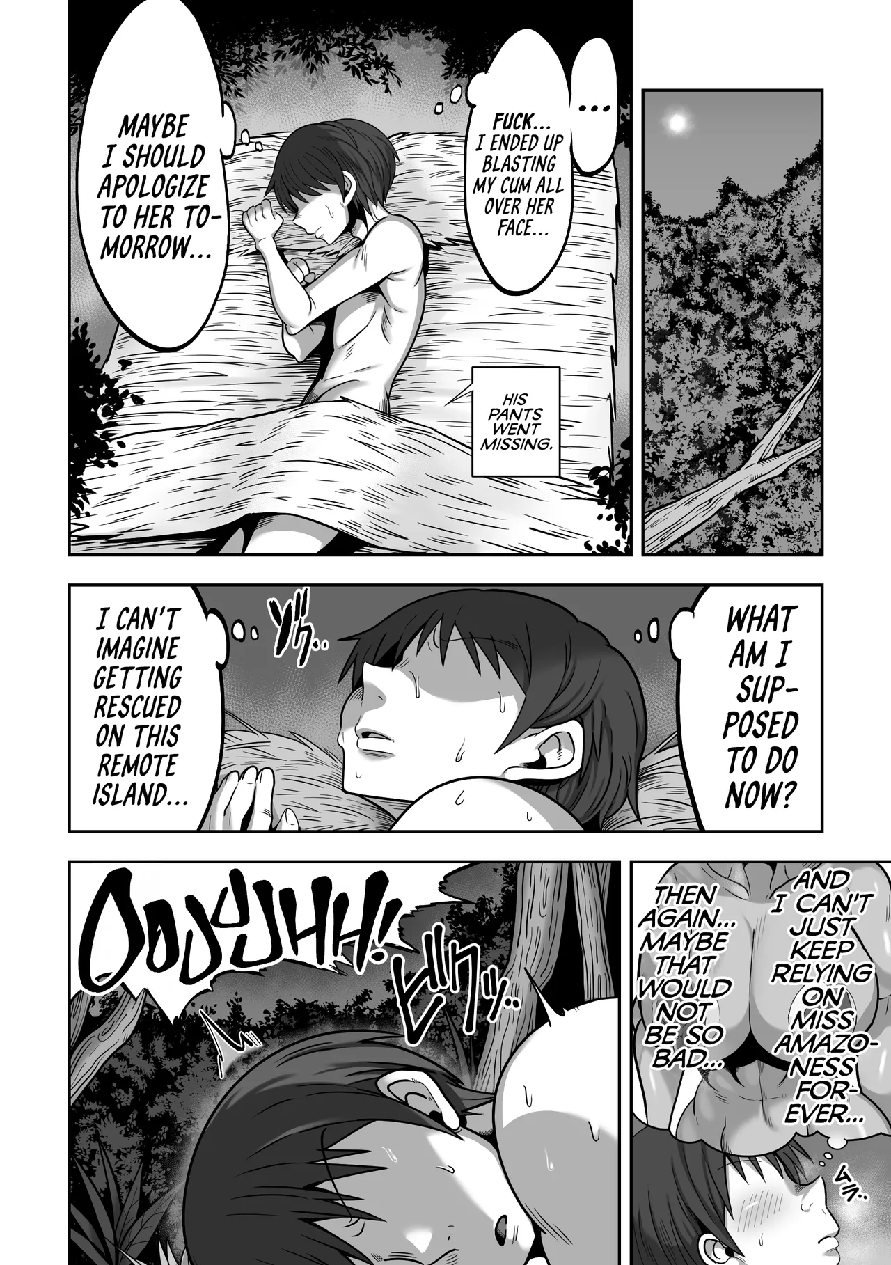 [Cranky-ya (Cranky)] Mujintou de Dekashiri Muchimuchi Amazon-san to Asedaku SEX | Steamy, Sweaty Sex with A Plump Ass Amazoness on A Deserted Island [English] [Suizokukan] Bildnummer 17