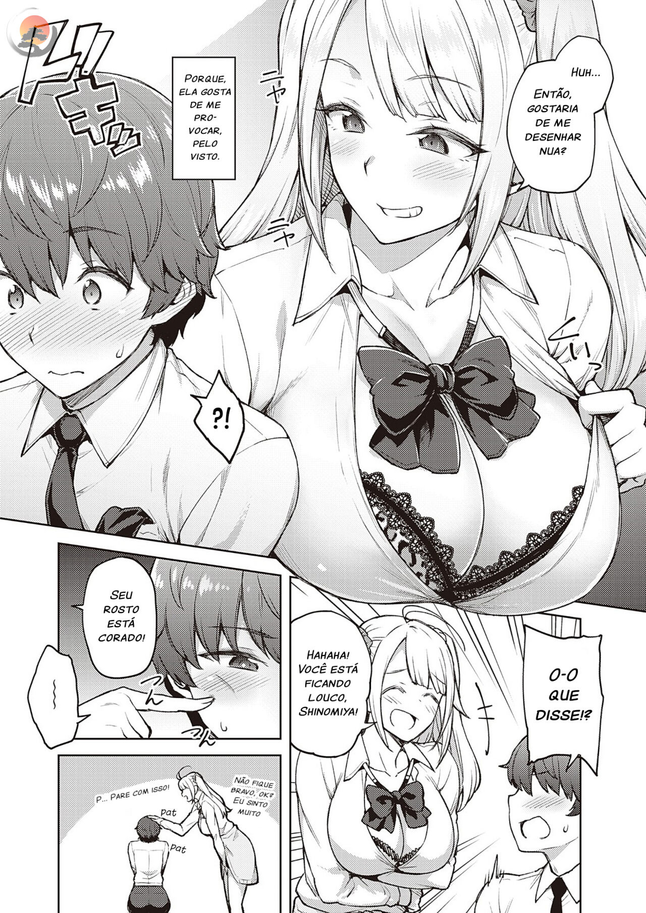 [Hiroya] Karakawanaide Tachibana-san | Por favor, não me provoque, Tachibana-san (COMIC ExE 25) [Portuguese-BR] {Valk} image number 2