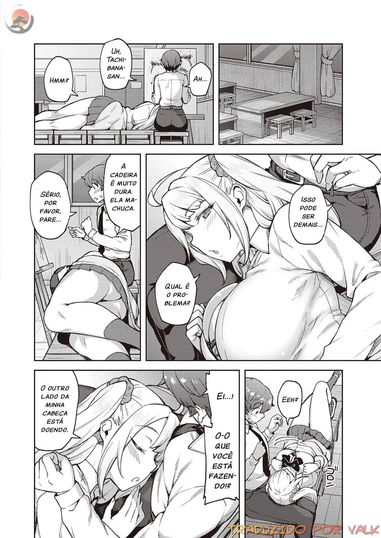 [Hiroya] Karakawanaide Tachibana-san | Por favor, não me provoque, Tachibana-san (COMIC ExE 25) [Portuguese-BR] {Valk} image number 6