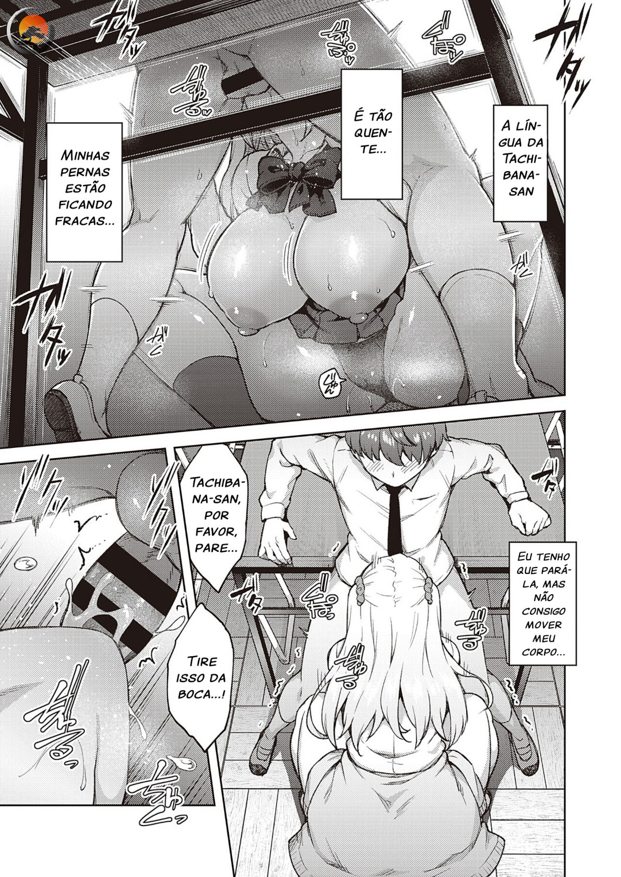[Hiroya] Karakawanaide Tachibana-san | Por favor, não me provoque, Tachibana-san (COMIC ExE 25) [Portuguese-BR] {Valk} image number 11
