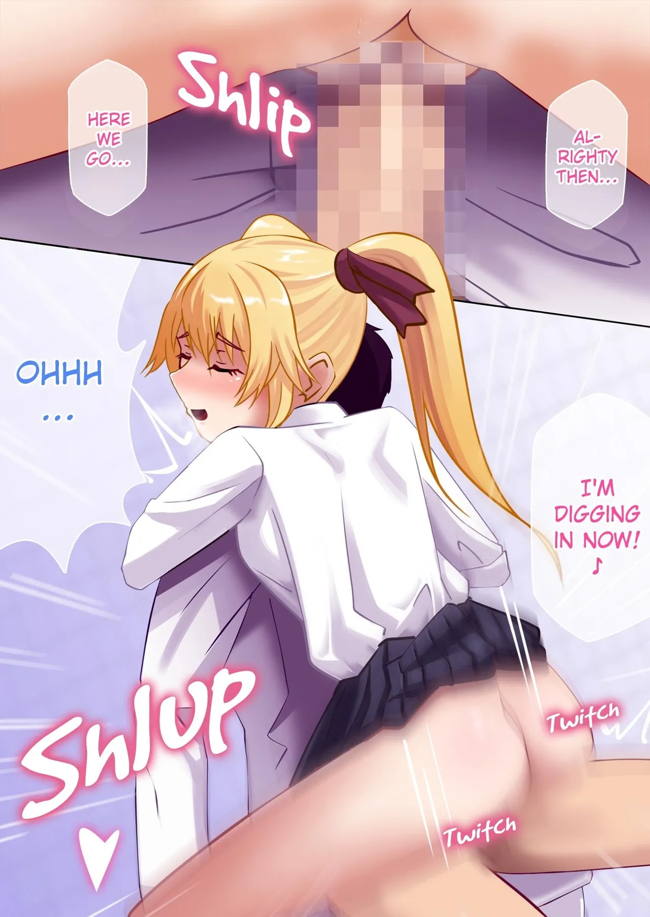 [Mittsuman (Mittsuman, Dosukebe Kojikimaru)] Kyouyuu Toilet de JK ni Sakuseisarete Shofuki Shichatta Ryman no Hanashi. | Sprayed on and Squeezed by a High School Girl in the Bathroom. [English] 이미지 번호 11