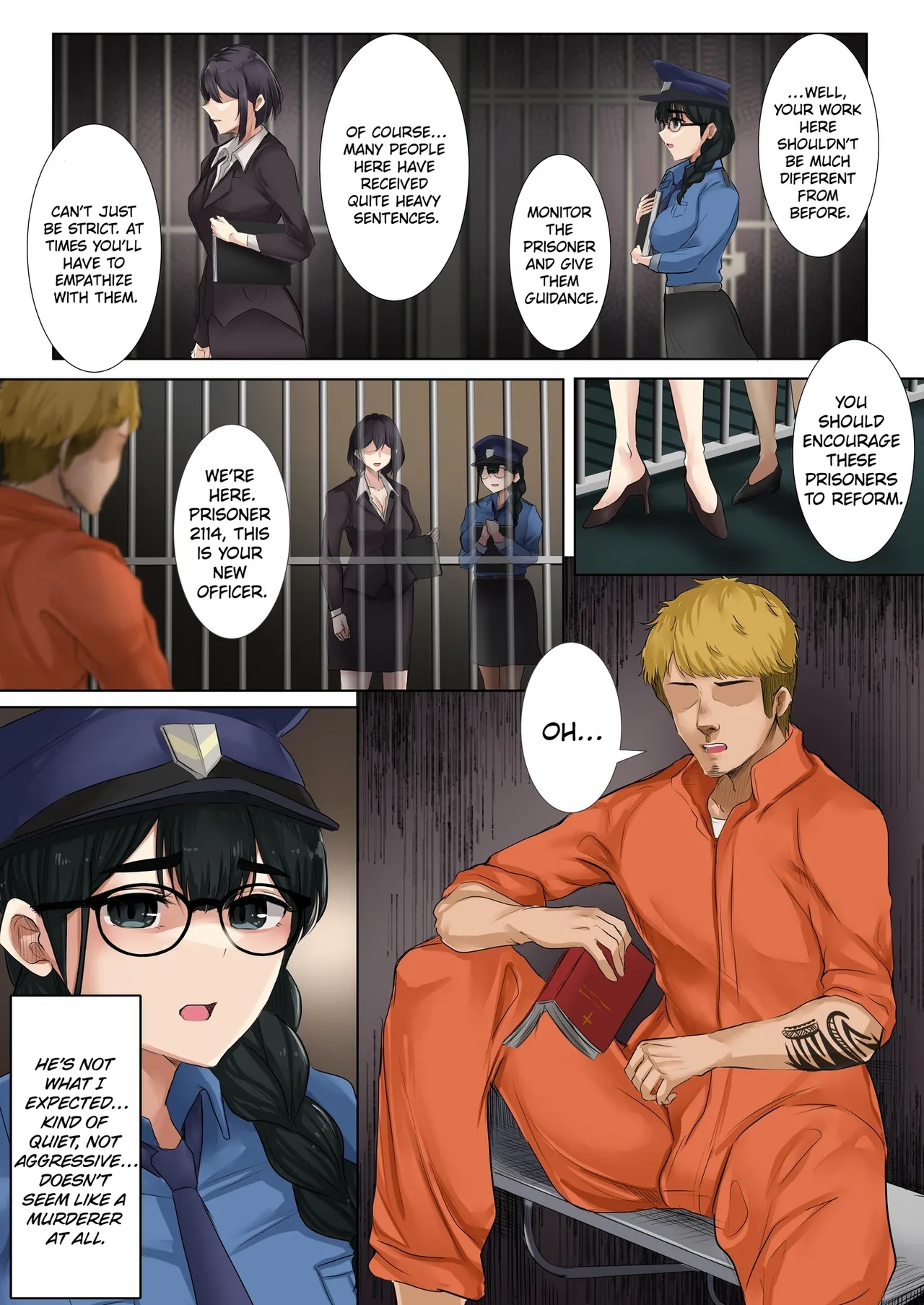 [Mittsuman (KANIKORO)] Dame Kanshu x Shuujin -Gyakuten- | Useless Officer X Prisoner - The Tables Turned. [English] 이미지 번호 5
