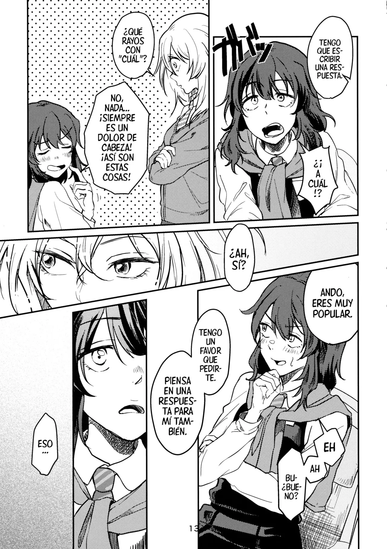 (C97) [Baketsu Crawl (Kani Aruki)] Gesture I Love You | Gesto De Te Amo (Girls und Panzer) [Spanish] [Mister Nugget] 12eme image