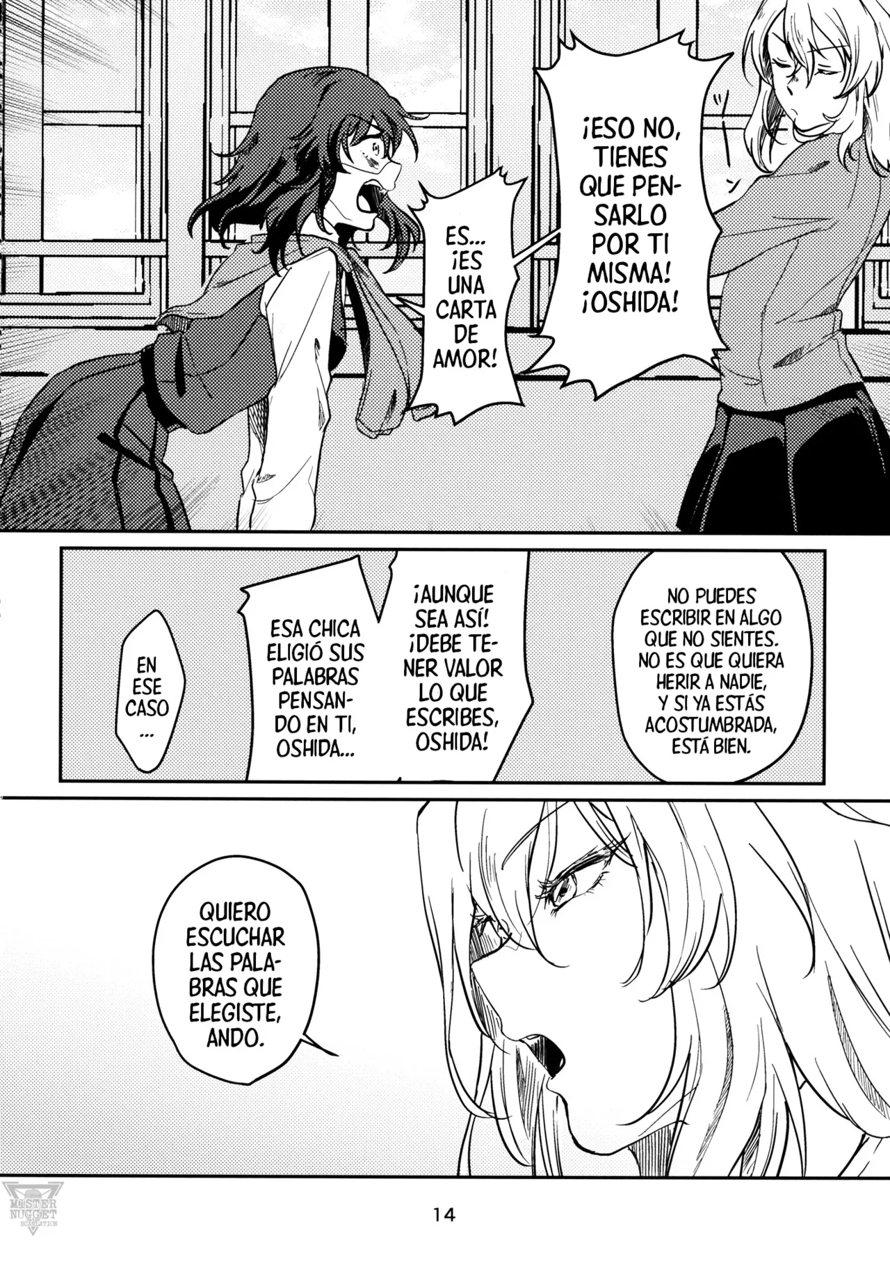 (C97) [Baketsu Crawl (Kani Aruki)] Gesture I Love You | Gesto De Te Amo (Girls und Panzer) [Spanish] [Mister Nugget] 13eme image