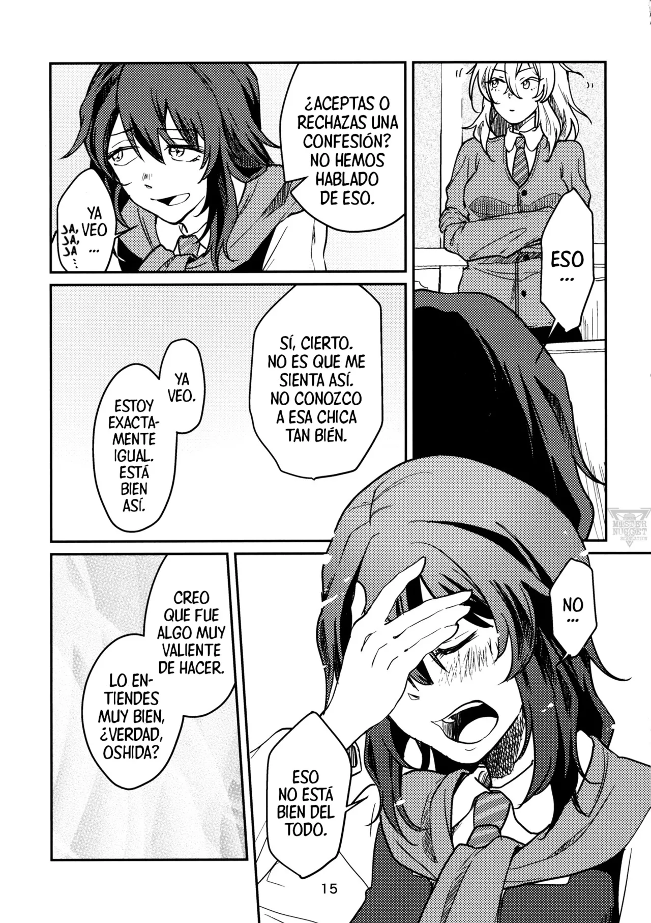 (C97) [Baketsu Crawl (Kani Aruki)] Gesture I Love You | Gesto De Te Amo (Girls und Panzer) [Spanish] [Mister Nugget] 14eme image