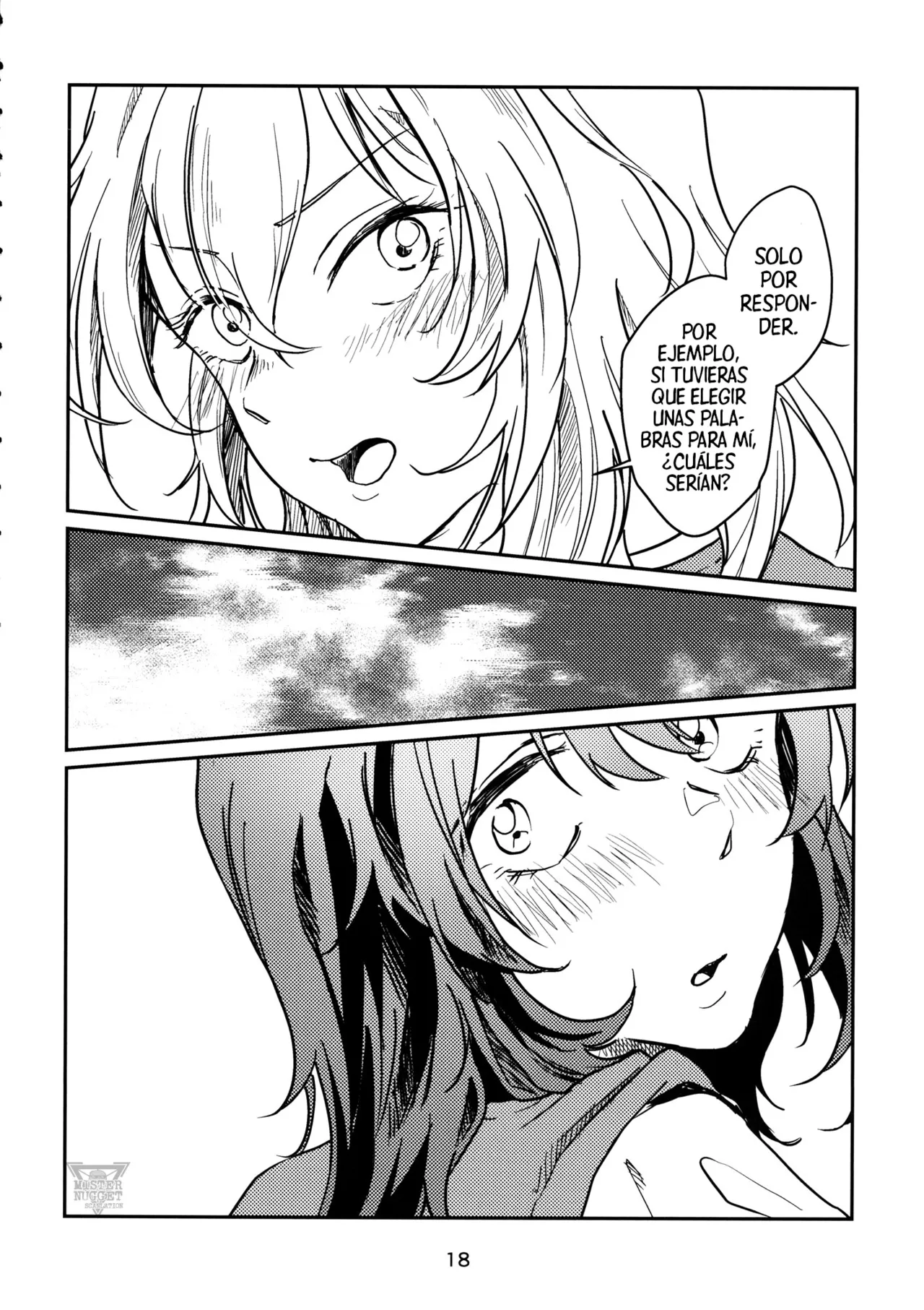 (C97) [Baketsu Crawl (Kani Aruki)] Gesture I Love You | Gesto De Te Amo (Girls und Panzer) [Spanish] [Mister Nugget] 17eme image