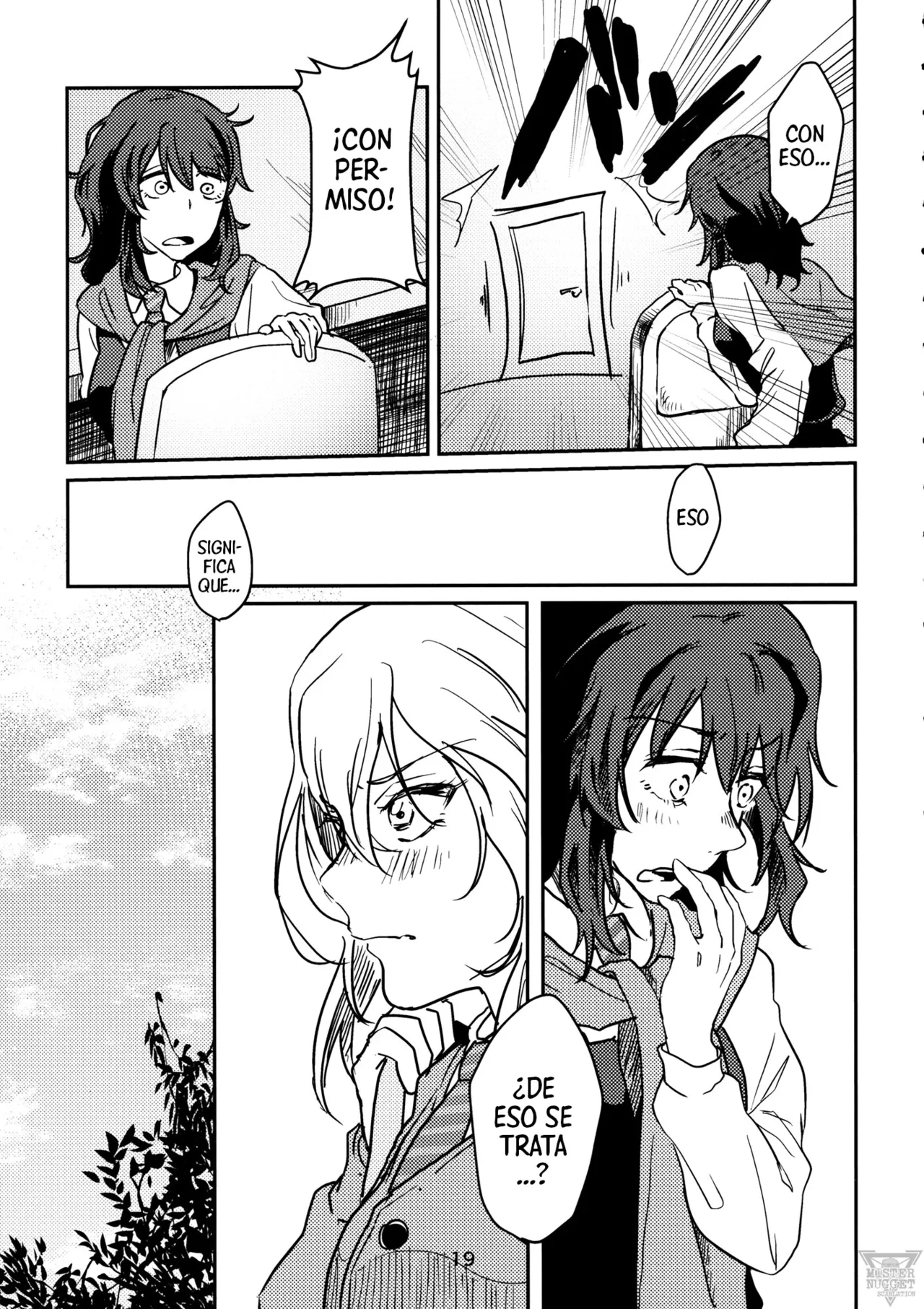 (C97) [Baketsu Crawl (Kani Aruki)] Gesture I Love You | Gesto De Te Amo (Girls und Panzer) [Spanish] [Mister Nugget] 18eme image