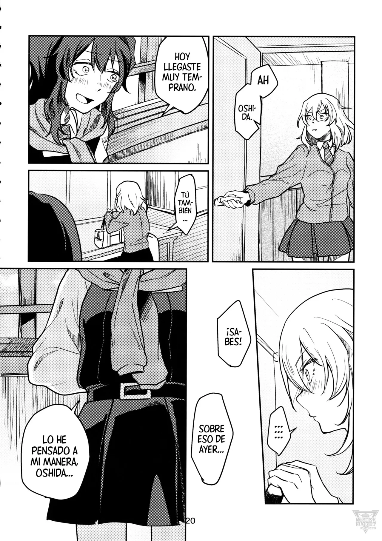 (C97) [Baketsu Crawl (Kani Aruki)] Gesture I Love You | Gesto De Te Amo (Girls und Panzer) [Spanish] [Mister Nugget] 19eme image