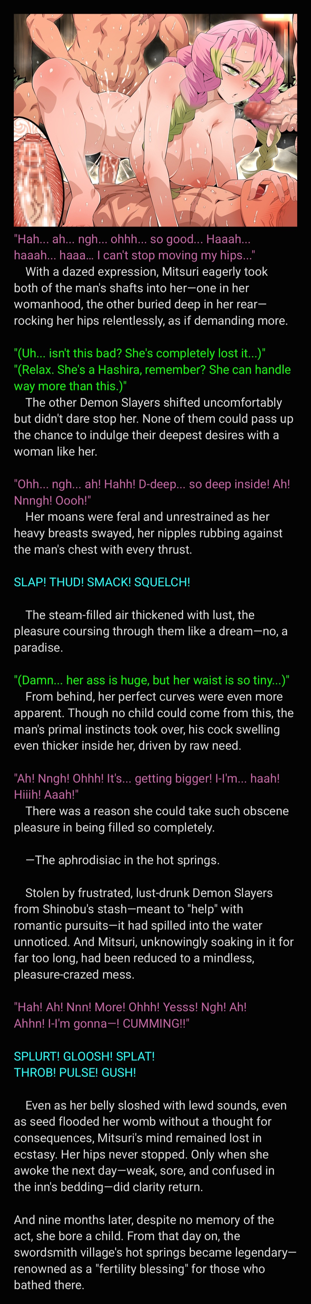 [LolitaChannel (Arigase Shinji)] Yuumei Chara Kannou Shousetsu CG Shuu No. 444!! Demon Slayer HaaHaa CG Shuu (Demon Slayer: Kimetsu no Yaiba – To the Swordsmith Village) image number 8