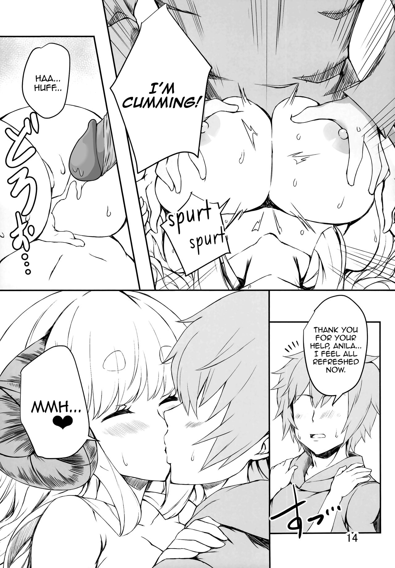 (C95) [Undouken (Kosuke)] Futari no Bonnou Hassan!! | Letting Out Their Desires!! (Granblue Fantasy) [English] [Aoitenshi] [Decensored] изображение № 14