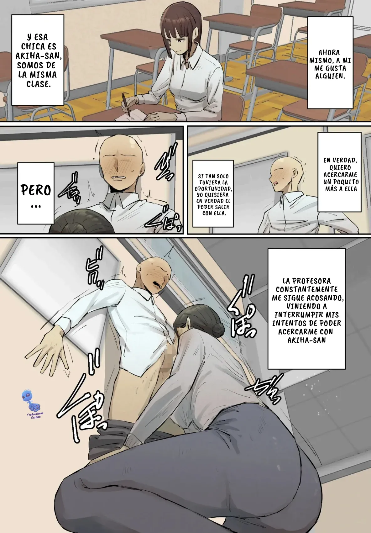 [Chotto B-sen] [Full Color Ban] SeFri no Ikiokure Sensei, Boku no Seishun o Jamashinai de Kudasai.｜Querida Profesora Solterona, Aunque Seas Mi Amiga con Derechos, Por Favor No Arruines Mi Juventud. [Spanish] [Darfinxadan14] Bildnummer 2