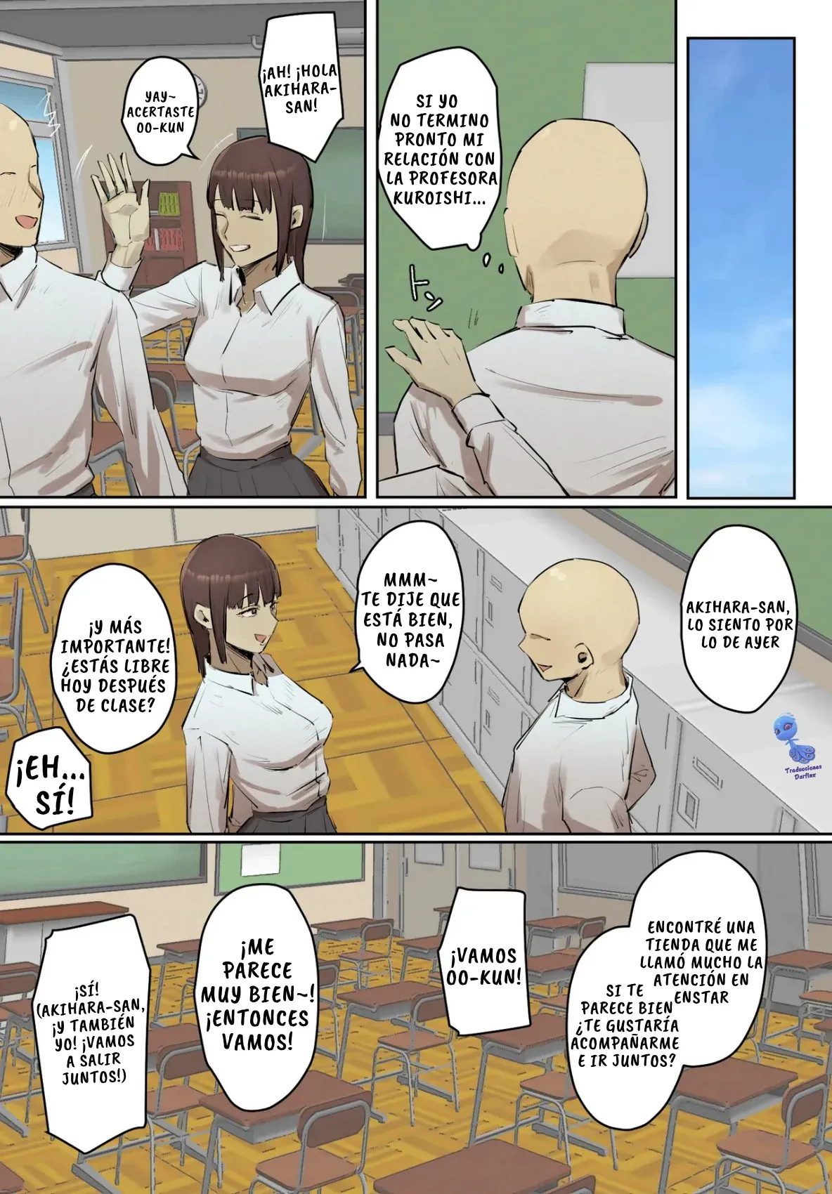 [Chotto B-sen] [Full Color Ban] SeFri no Ikiokure Sensei, Boku no Seishun o Jamashinai de Kudasai.｜Querida Profesora Solterona, Aunque Seas Mi Amiga con Derechos, Por Favor No Arruines Mi Juventud. [Spanish] [Darfinxadan14] Bildnummer 17