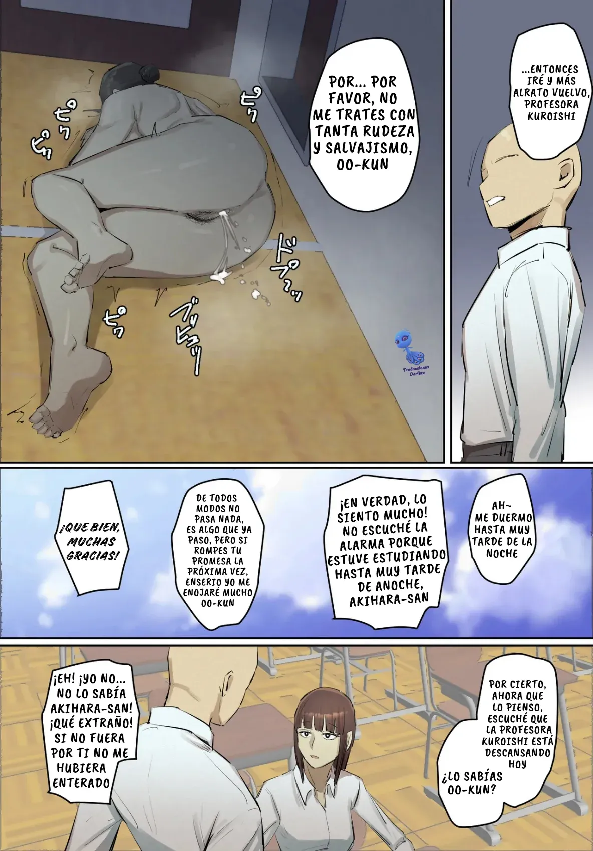 [Chotto B-sen] [Full Color Ban] SeFri no Ikiokure Sensei, Boku no Seishun o Jamashinai de Kudasai.｜Querida Profesora Solterona, Aunque Seas Mi Amiga con Derechos, Por Favor No Arruines Mi Juventud. [Spanish] [Darfinxadan14] Bildnummer 27