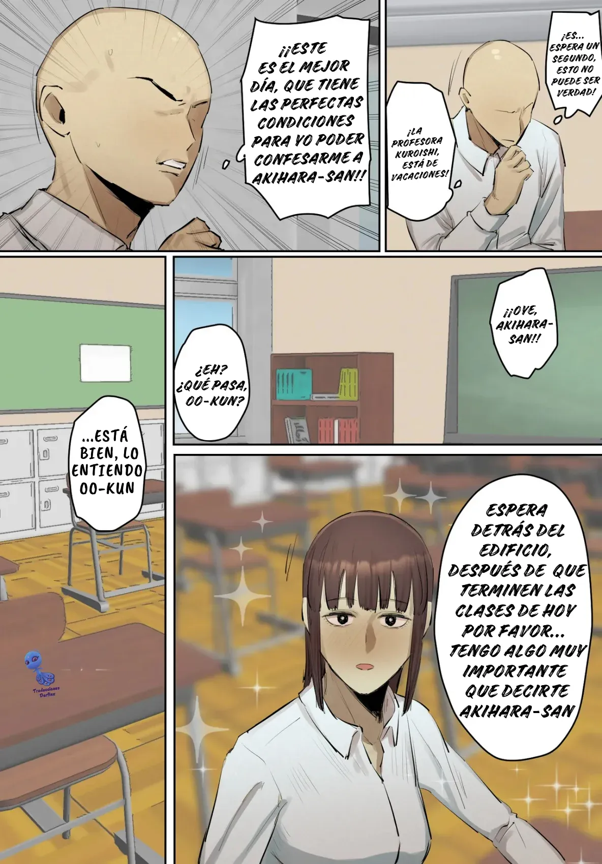 [Chotto B-sen] [Full Color Ban] SeFri no Ikiokure Sensei, Boku no Seishun o Jamashinai de Kudasai.｜Querida Profesora Solterona, Aunque Seas Mi Amiga con Derechos, Por Favor No Arruines Mi Juventud. [Spanish] [Darfinxadan14] Bildnummer 28